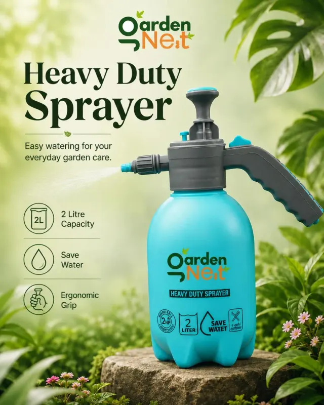 GardenNest Heavy-Duty 2 Litre Garden Spray Bottle