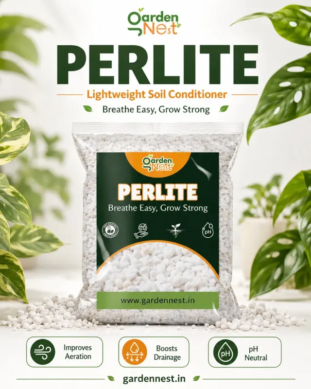 GardenNest Perlite for Plants | Lightweight Soil Aeration Media