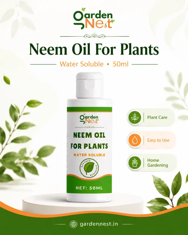 GardenNest Neem Oil for Plant Care | 50 ml
