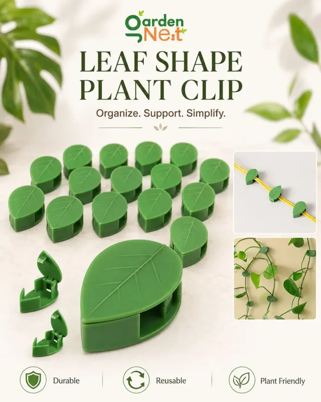 GardenNest Leaf & Plant Support Clips | Set of 30