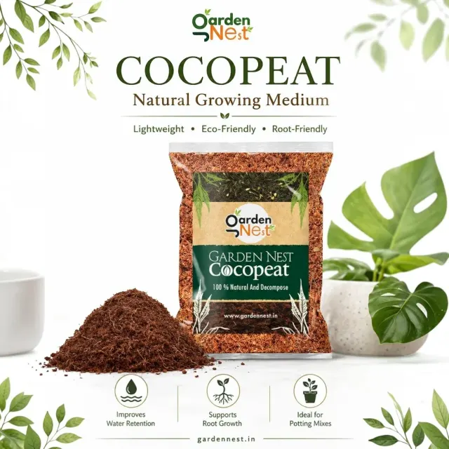 GardenNest Cocopeat Powder for Plants | Growing Media