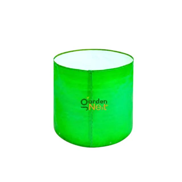 GardenNest 18x18 inch HDPE green grow bag for plants and vegetables