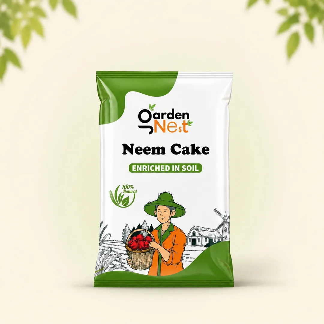 GardenNest Neem Cake Powder for Plants | Organic Soil Conditioner