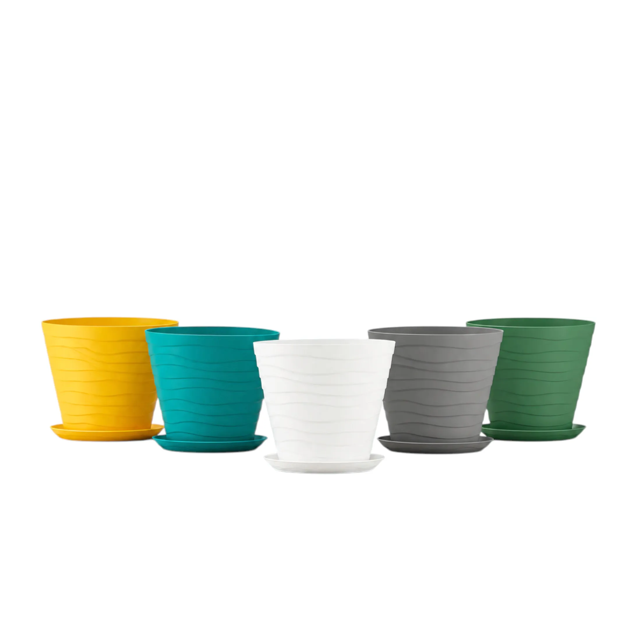 GardenNest Big Flower Pot | 9 Inch Set of 5 — view 7